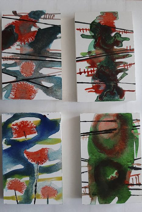 Aquarelle von Liliana Messmer