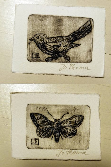 Radierungen von Jo Thoma