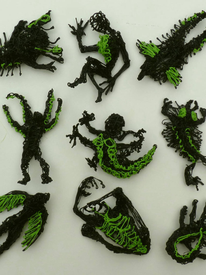 Drahtwesen von Christina Weber