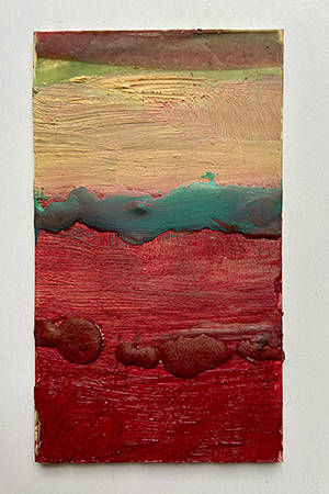 Enkaustik und Ölmalerei von Katinka Molde 