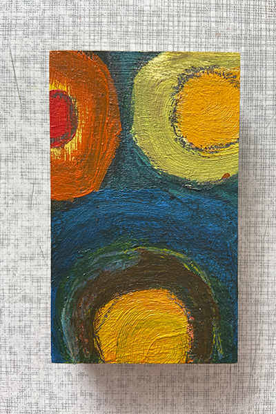 Öl/Acryl auf Holz von Katinka Molde 