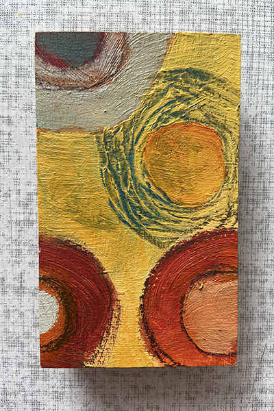 Öl/Acryl auf Holz von Katinka Molde