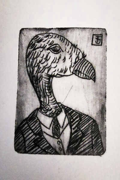 Radierung von Jo Thoma