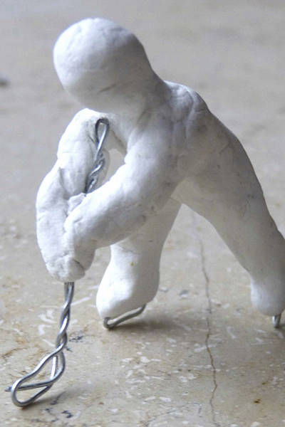 Drahtfigur von Christina Weber