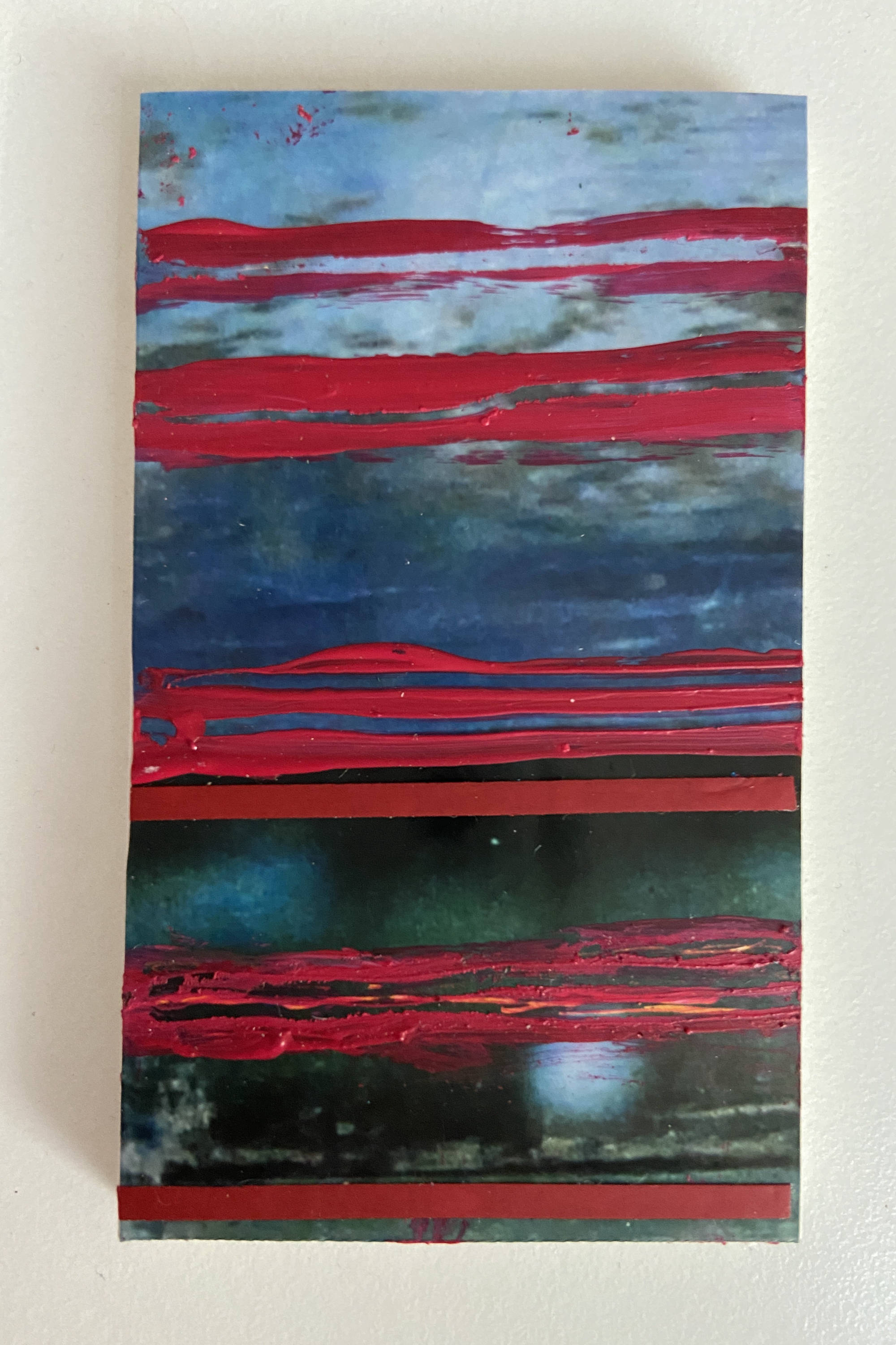 übermalte Fotografie von Katinka Molde