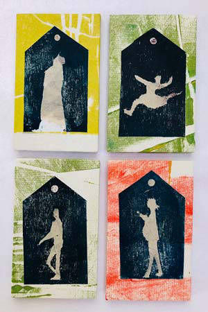 verschiedene Arbeiten von Anneliese Hirschvogl