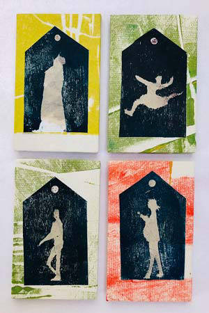 verschiedene Arbeiten von Anneliese Hirschvogl