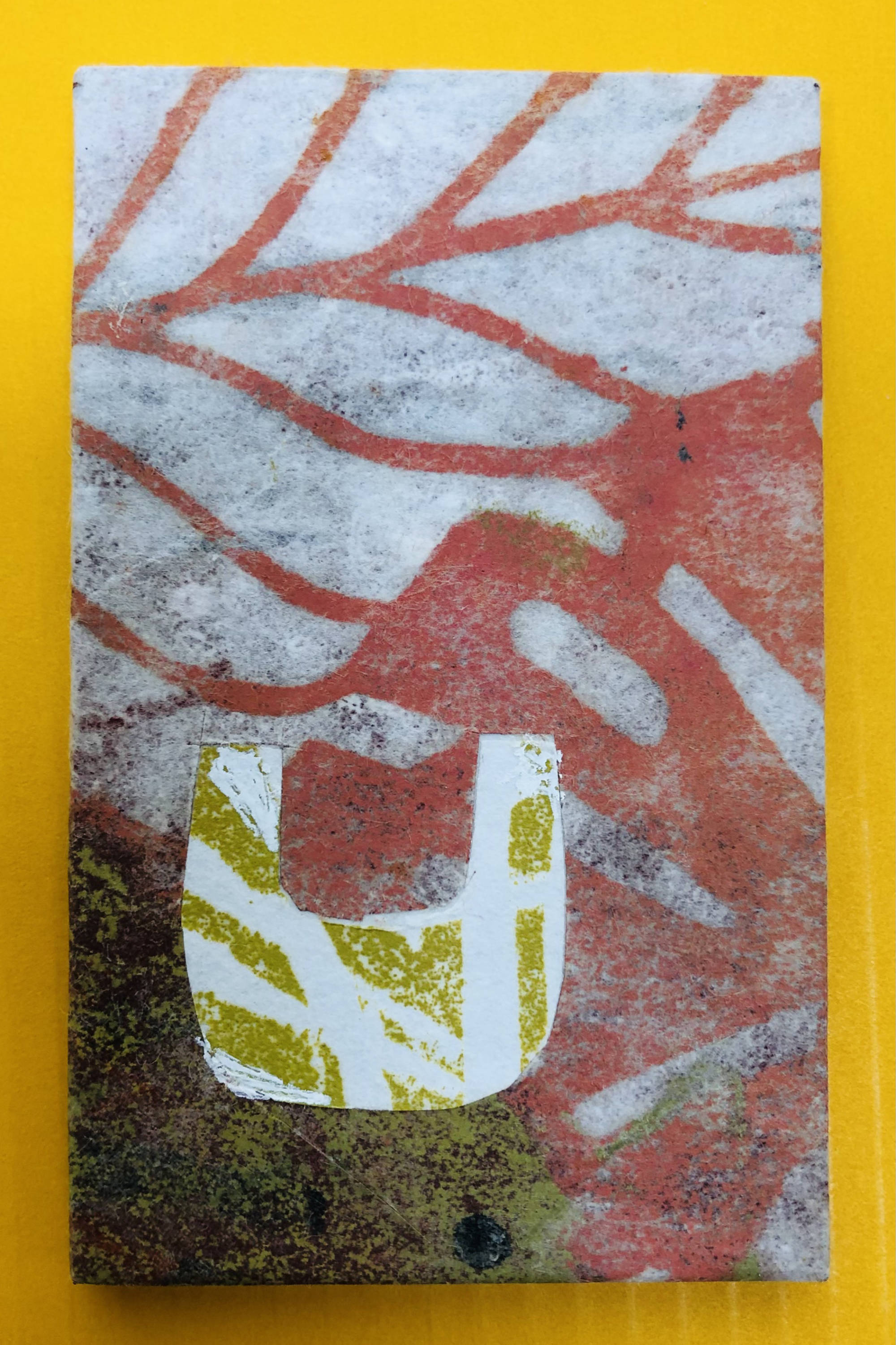 Collage u. Druck von Anneliese Hirschvogl