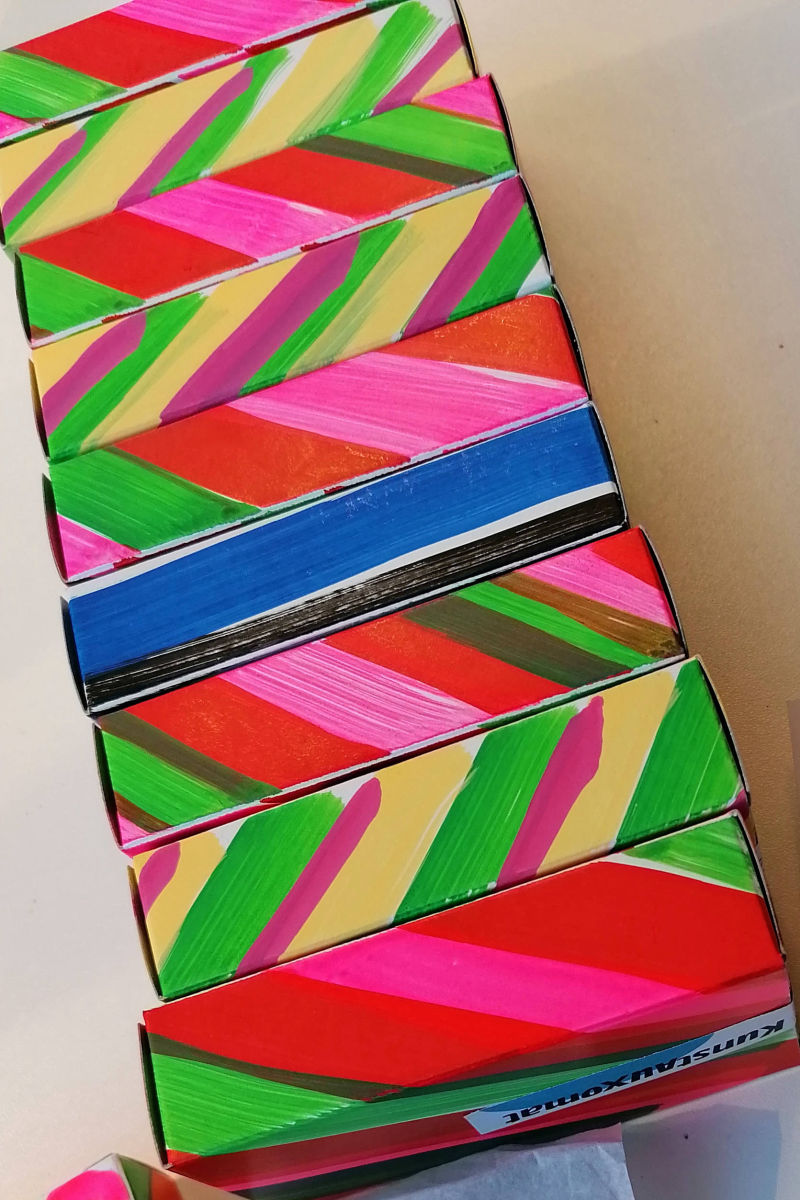 Buntbemalte Schachteln Jeannette Scheidle