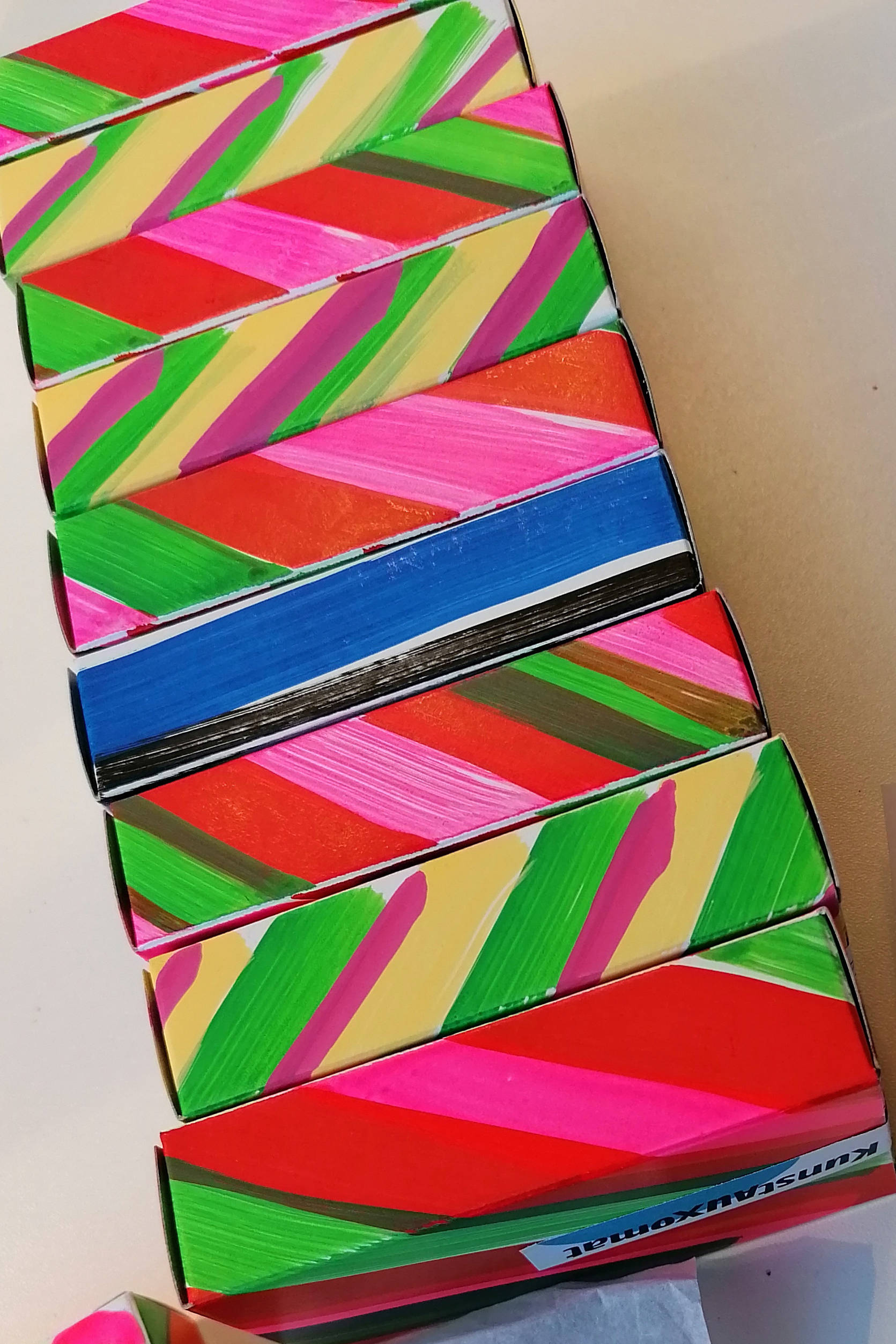 Buntbemalte Schachteln Jeannette Scheidle