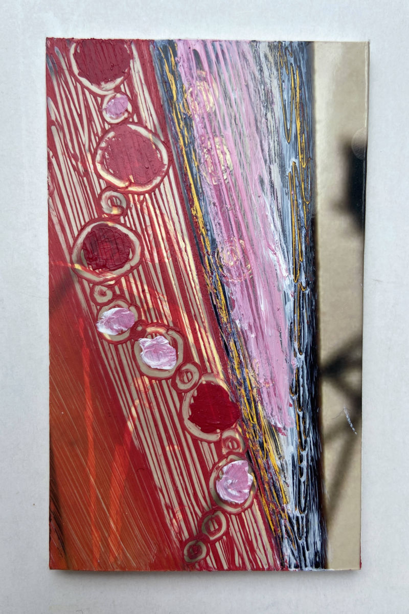 übermalte Fotografie von Katinka Molde