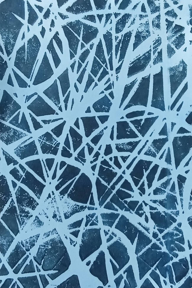 Linolschnitt von Gisela Frank