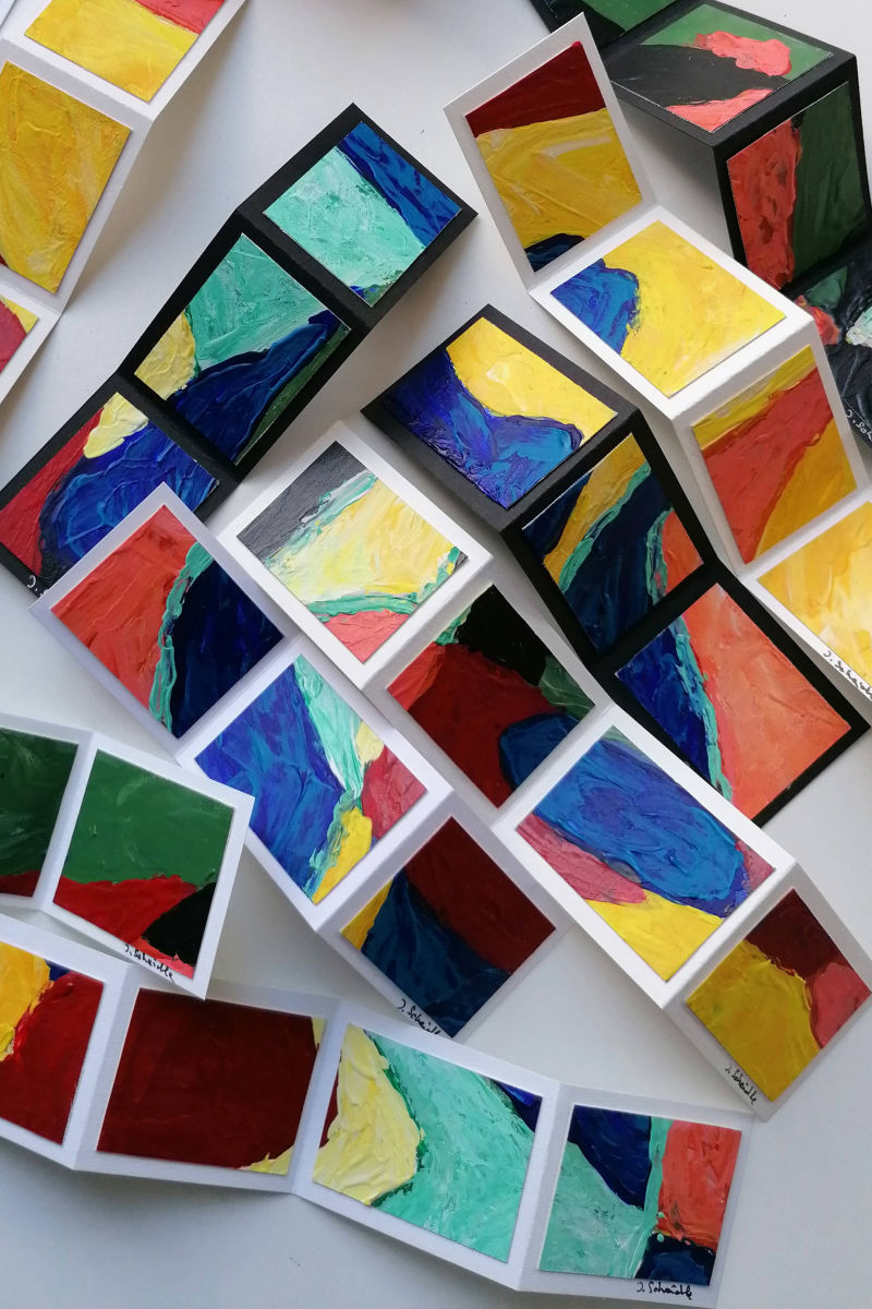 3-teilige Leporellos von Jeannette Scheidle