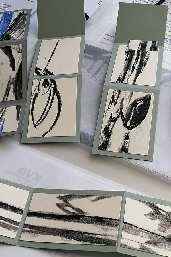 Tuschezeichnung von Jeannette Scheidle