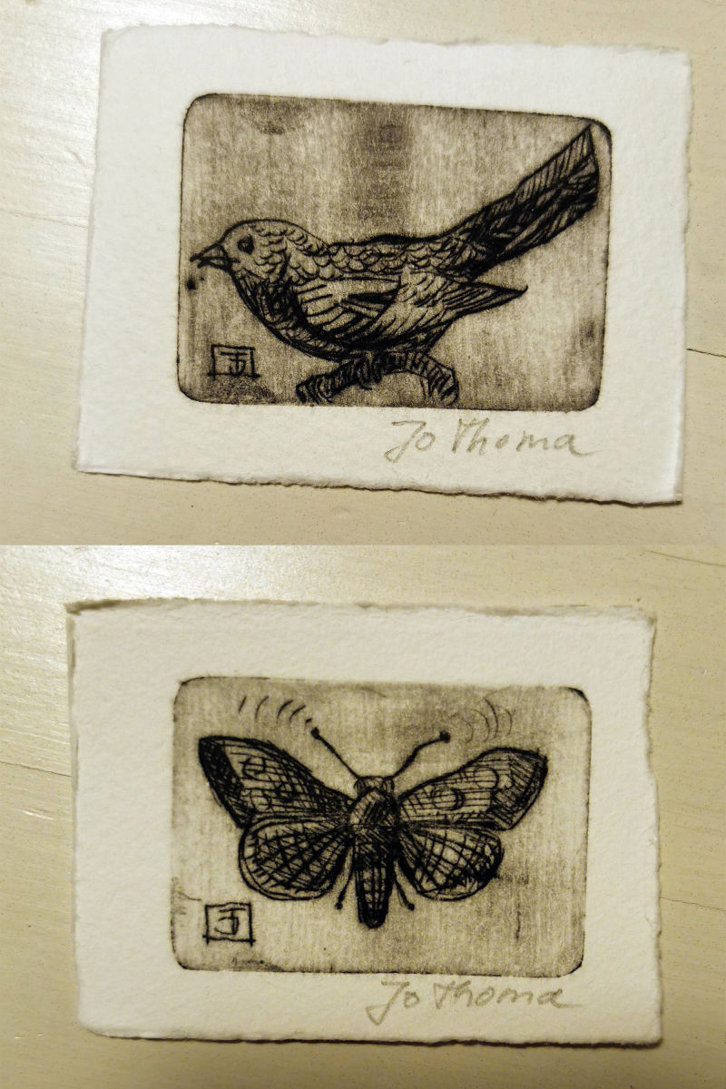 Radierungen von Jo Thoma