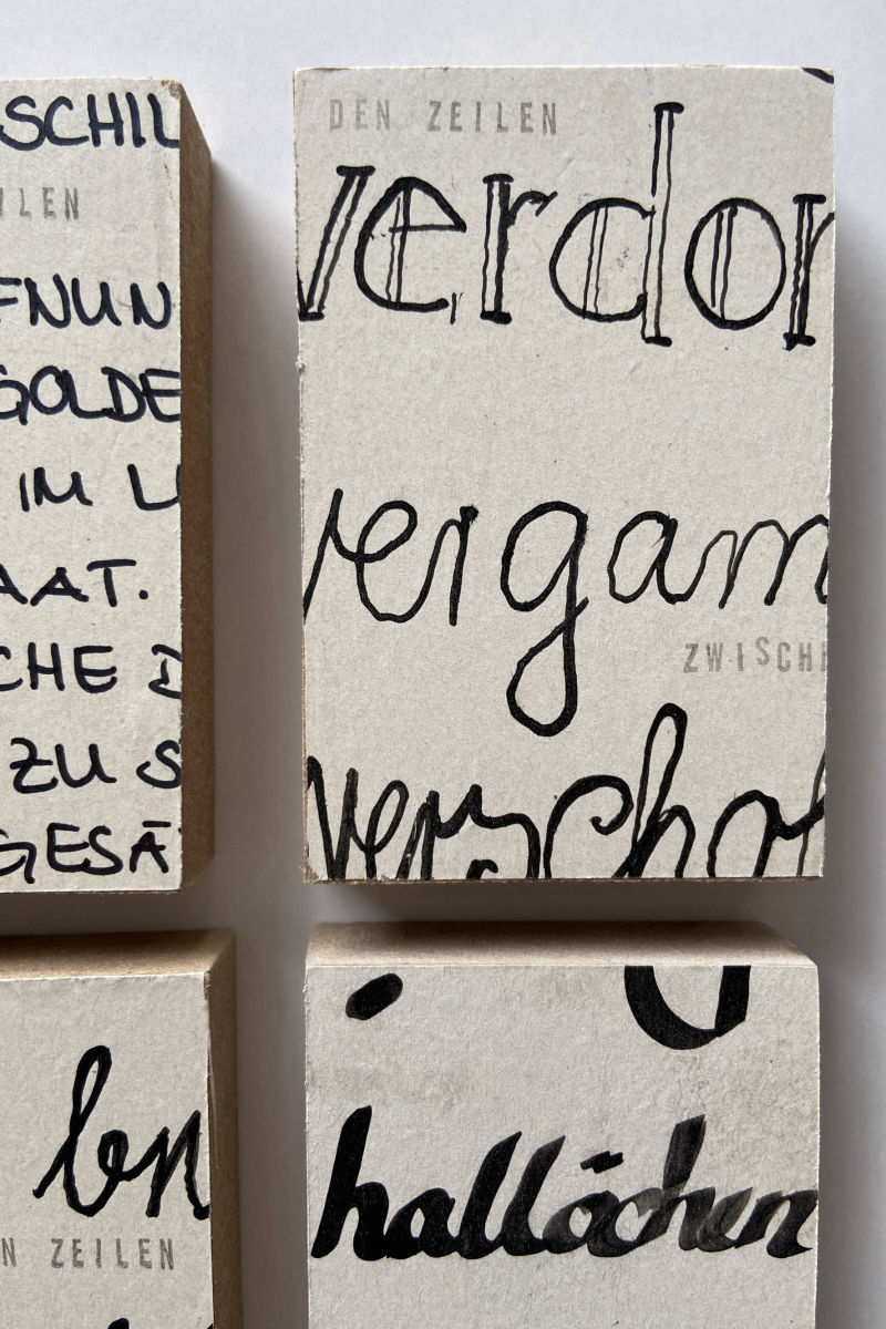 Schrift und Druck von Katinka Molde