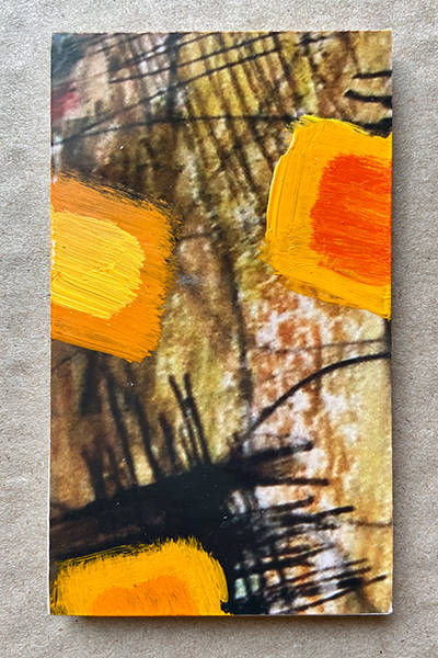 übermalte Fotografie von Katinka Molde