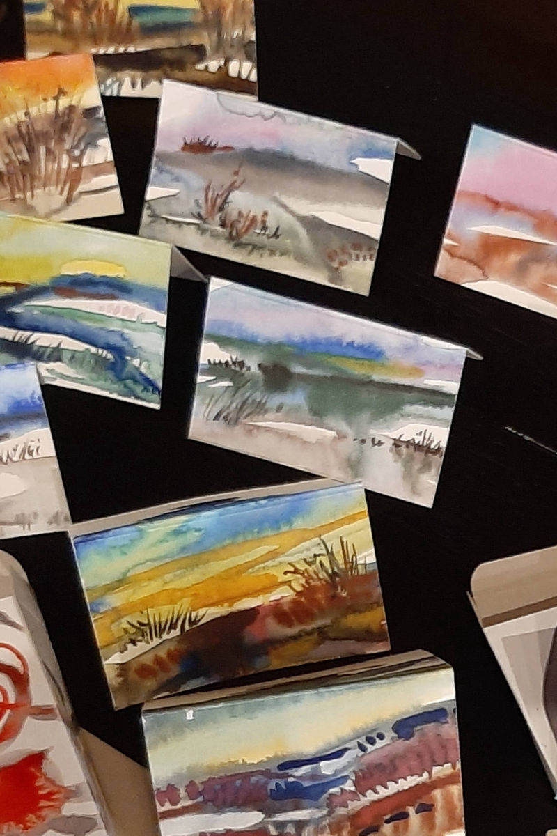 Aquarelle von Liliana Mesmer