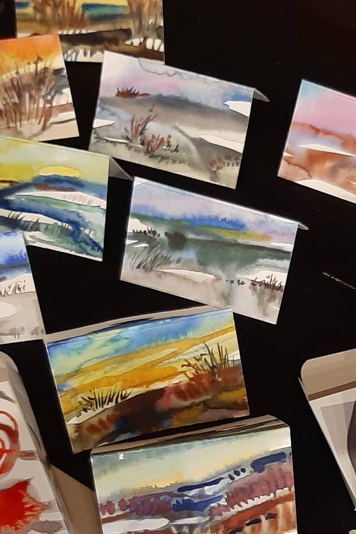 Aquarelle von Liliana Mesmer