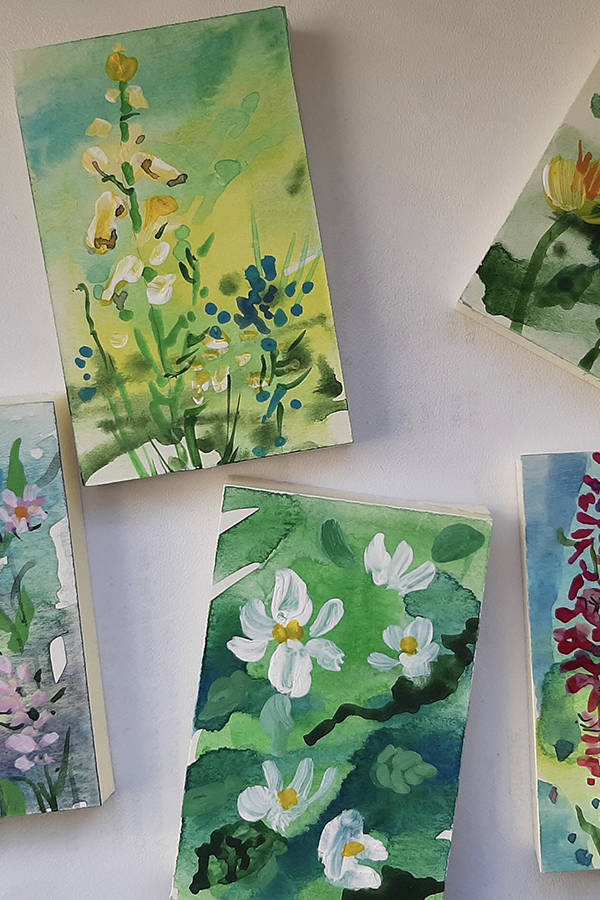 Aquarelle von Liliana Mesmer