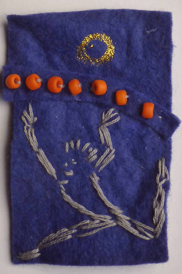 Textilarbeit von Christina Weber