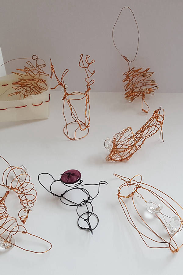 Drahtarbeiten von Turid Schuszter